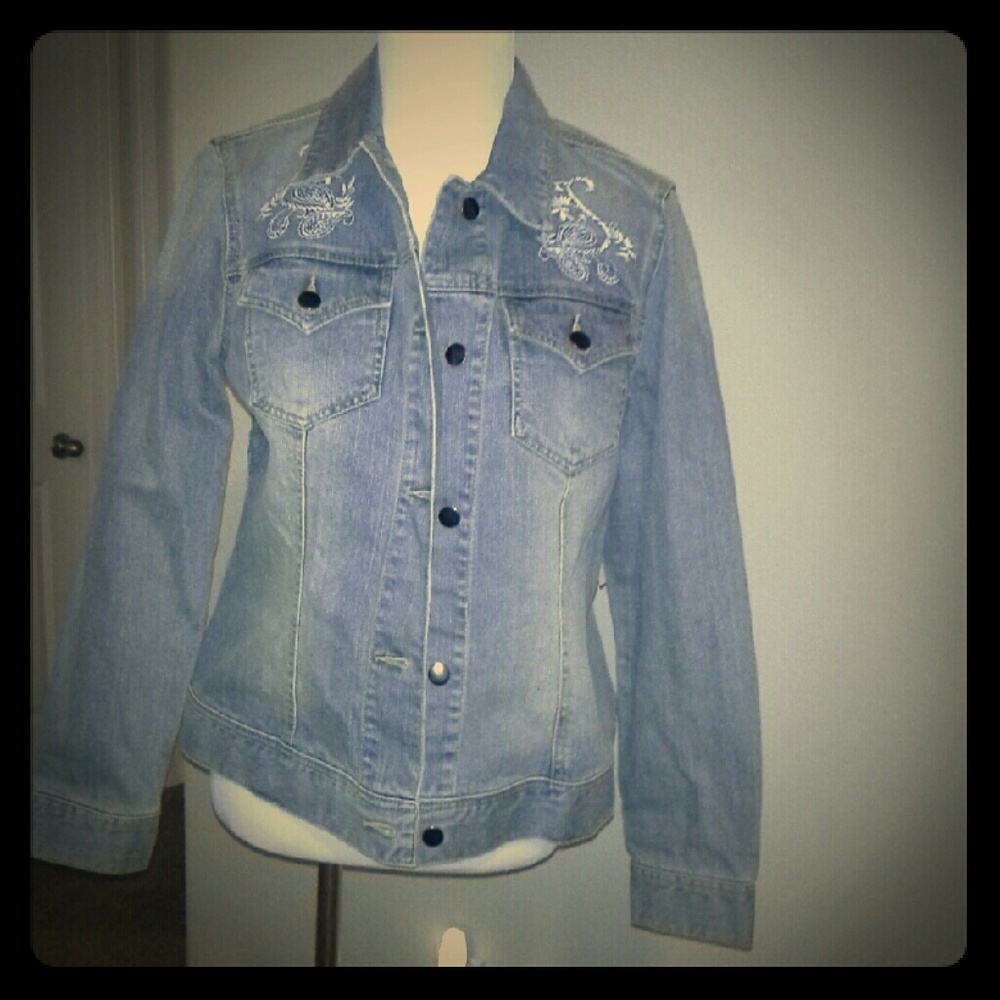 Embroidered Denim Jacket